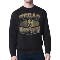 Vegas Golden Knights Starter Team Grit Graphic Fleece Pullover Sweatshirt - Black | NHL near me