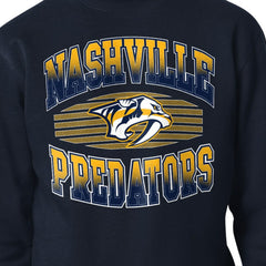 Nashville Predators Starter Team Grit Graphic Fleece Pullover Sweatshirt - Navy | NHL on sale