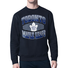 Toronto Maple Leafs Starter Team Grit Graphic Fleece Pullover Sweatshirt - Navy | NHL on sale