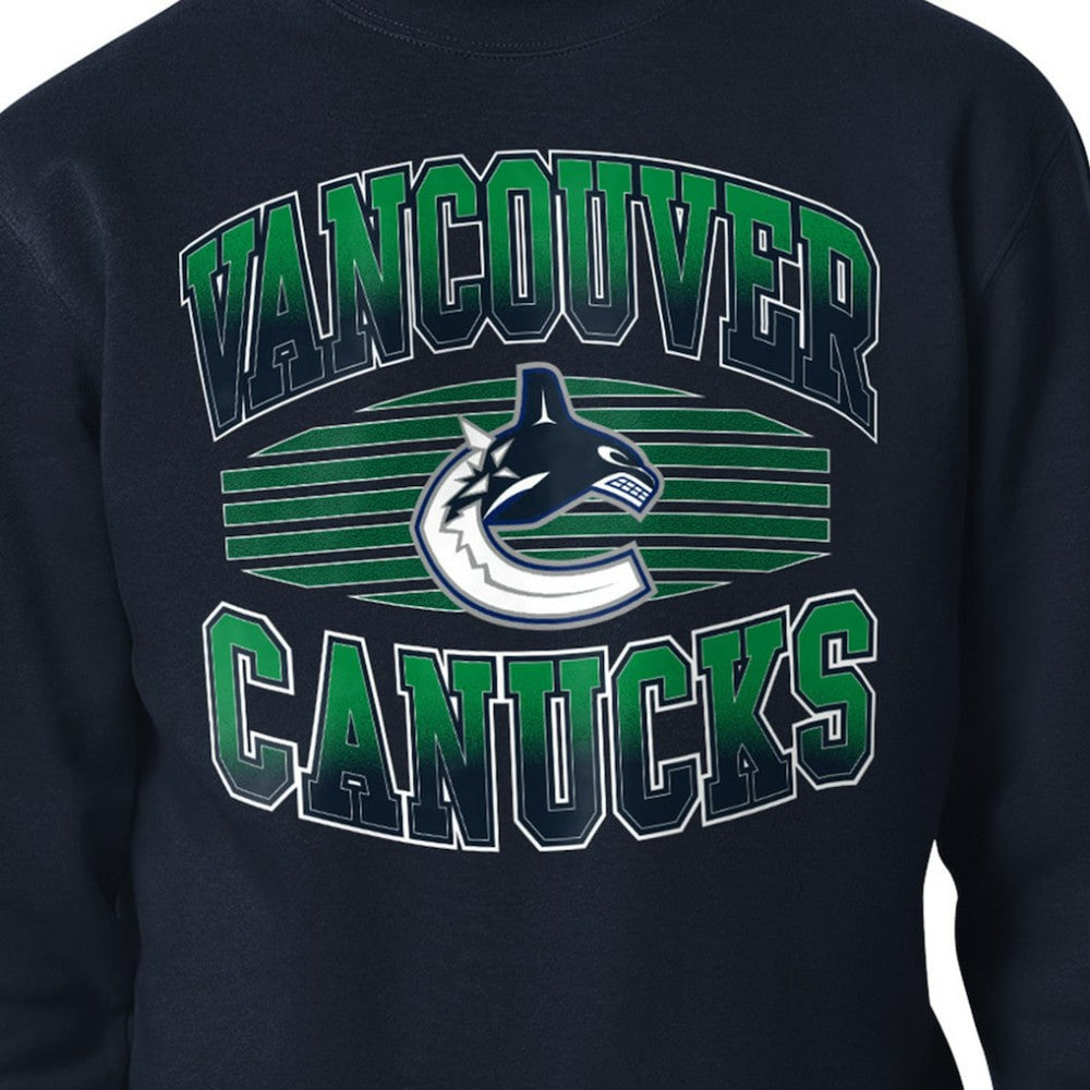 Vancouver Canucks Starter Team Grit Graphic Fleece Pullover Sweatshirt - Navy | NHL discount