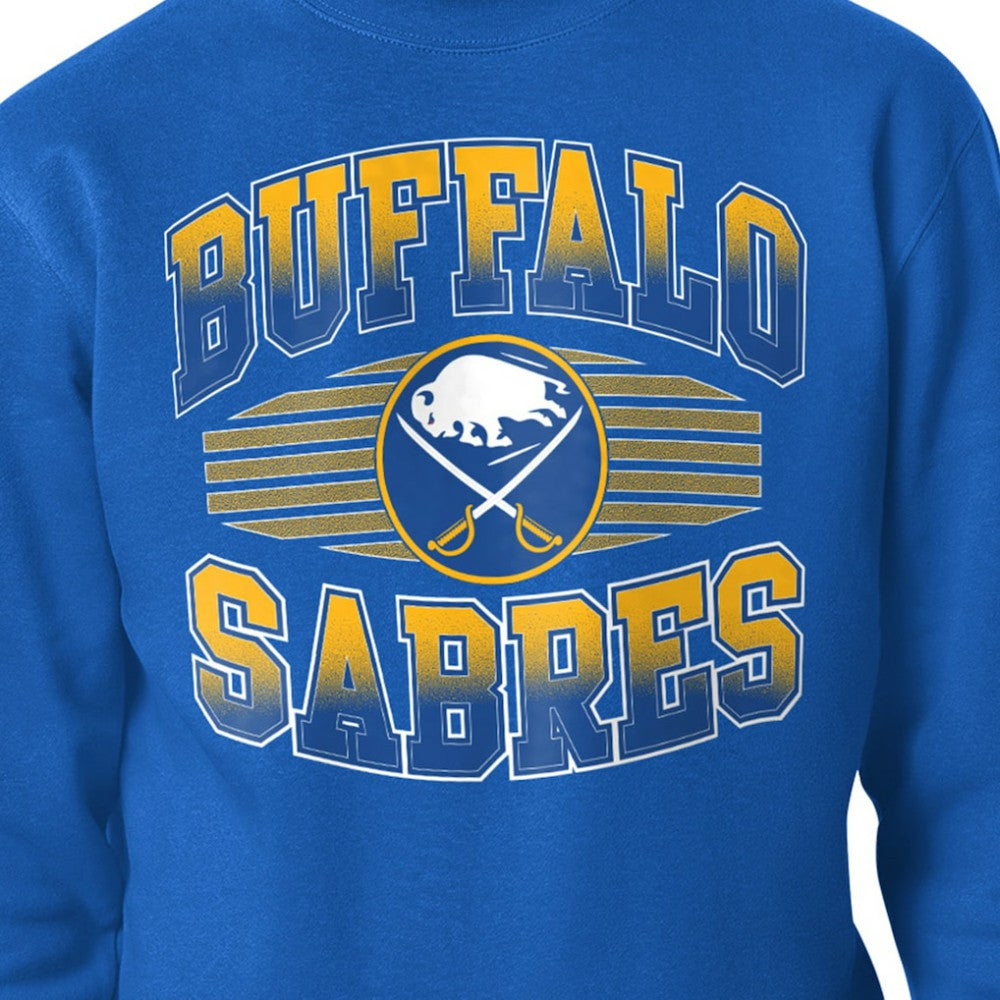 Buffalo Sabres Starter Team Grit Graphic Fleece Pullover Sweatshirt - Royal | NHL on sale