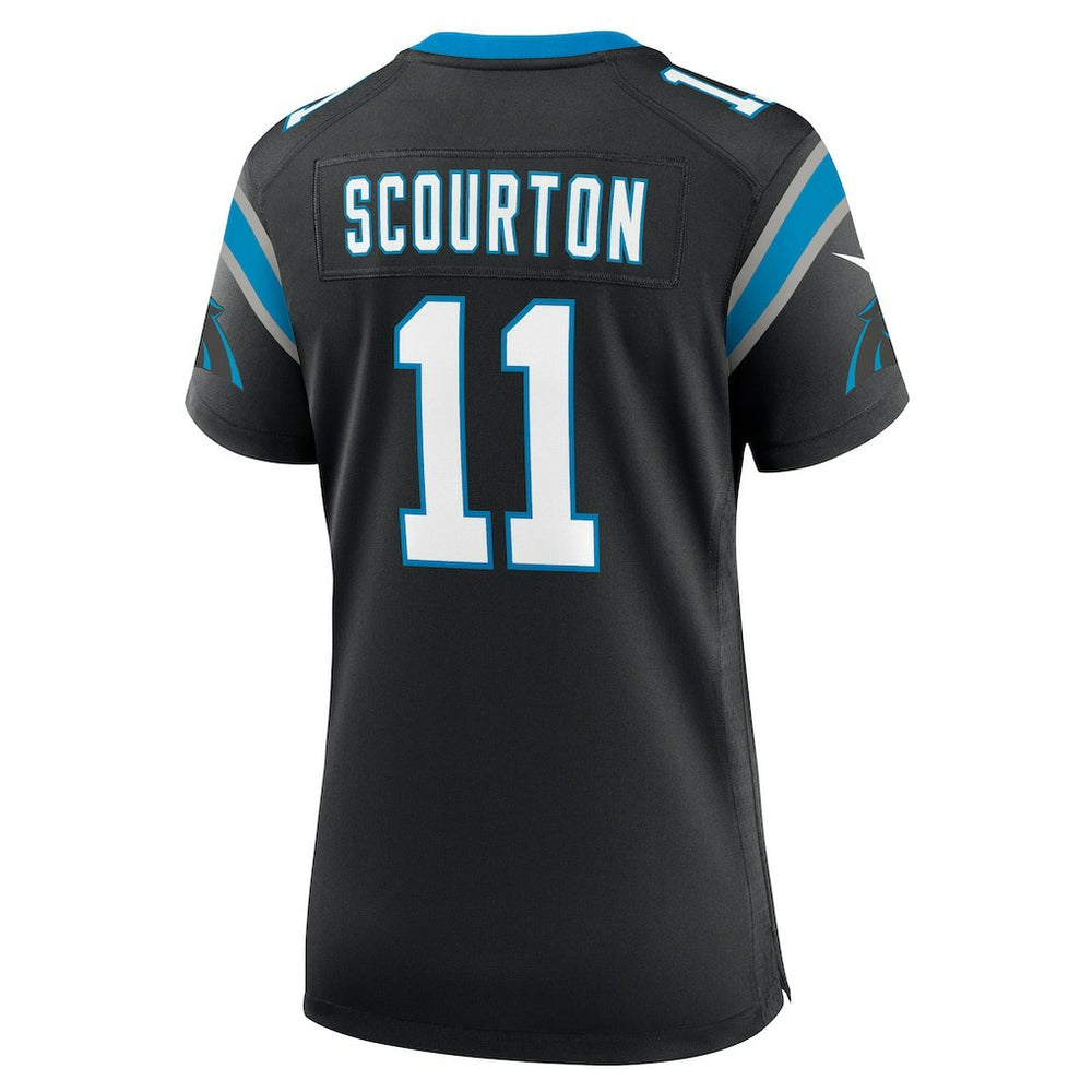 Nic Scourton Carolina Panthers Women's Team Game Jersey - Black - Nike