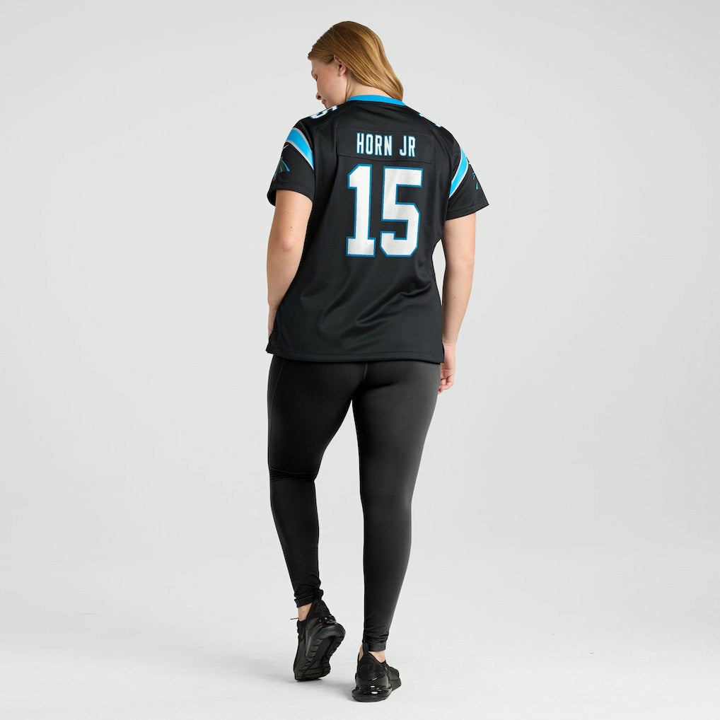 Jimmy Horn Jr Carolina Panthers Women's Team Game Jersey - Black - Nike