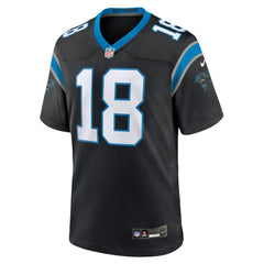 Jalen Coker Carolina Panthers Team Game Jersey - Black - Nike