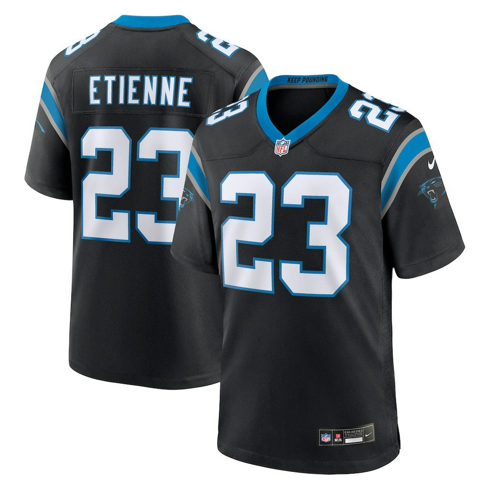 Trevor Etienne Carolina Panthers Team Game Jersey - Black - Nike