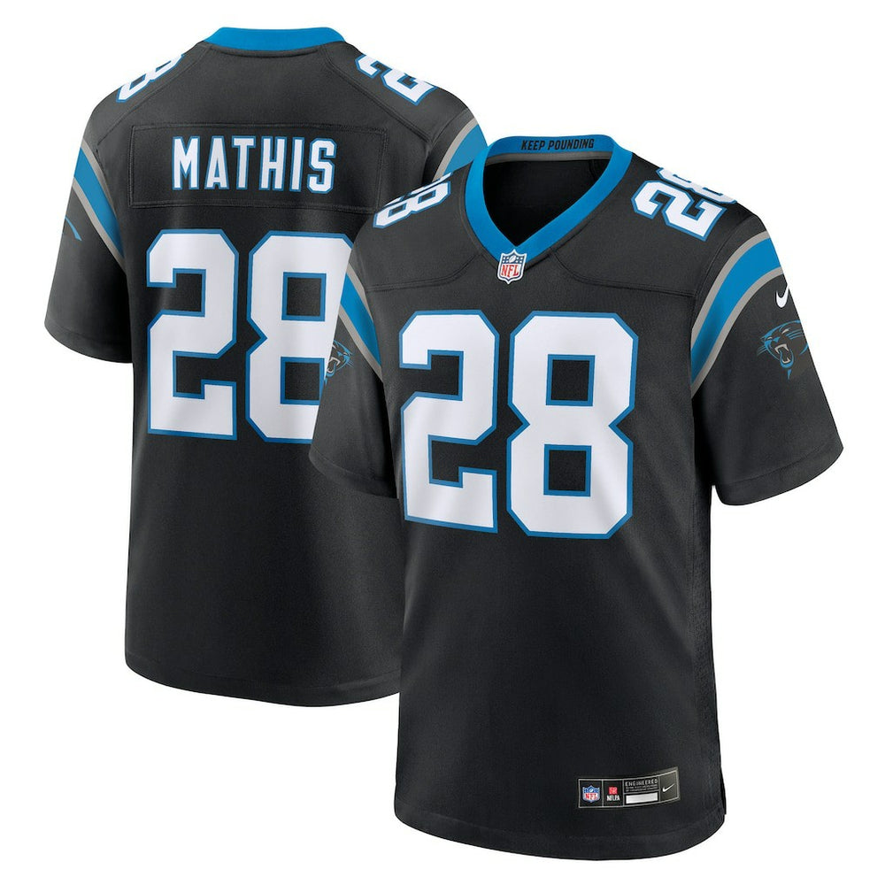 Damarri Mathis Carolina Panthers Team Game Jersey - Black - Nike