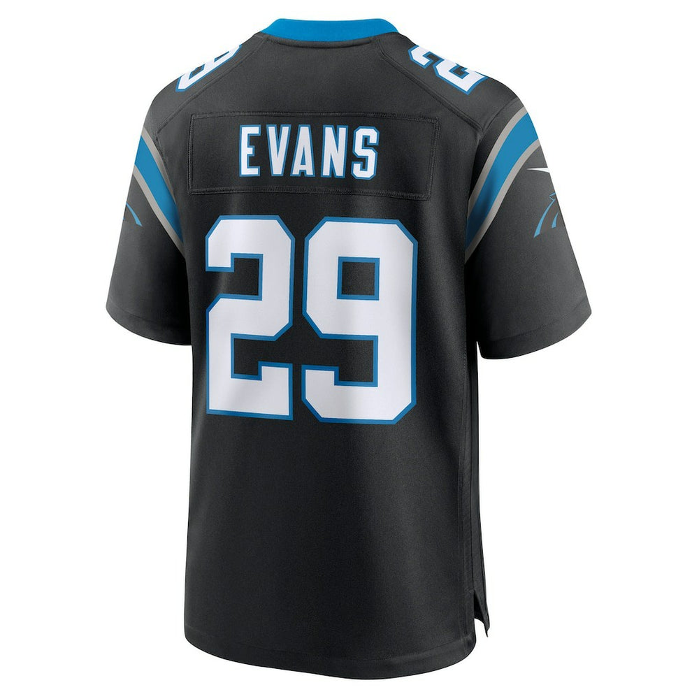 Akayleb Evans Carolina Panthers Team Game Jersey - Black - Nike