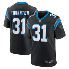 Corey Thornton Carolina Panthers Team Game Jersey - Black - Nike