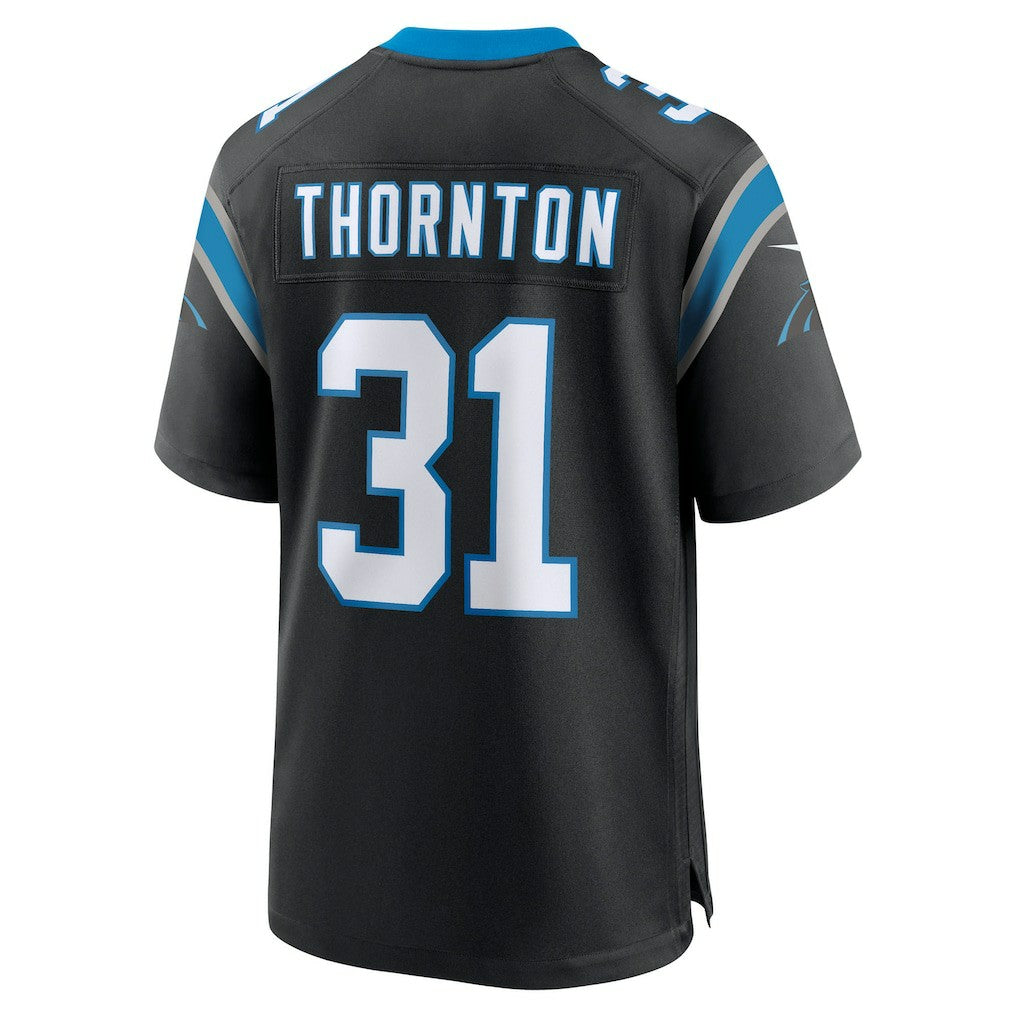 Corey Thornton Carolina Panthers Team Game Jersey - Black - Nike