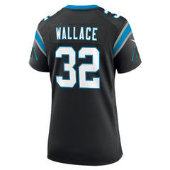 Trevin Wallace Carolina Panthers Women's Team Game Jersey - Black - Nike