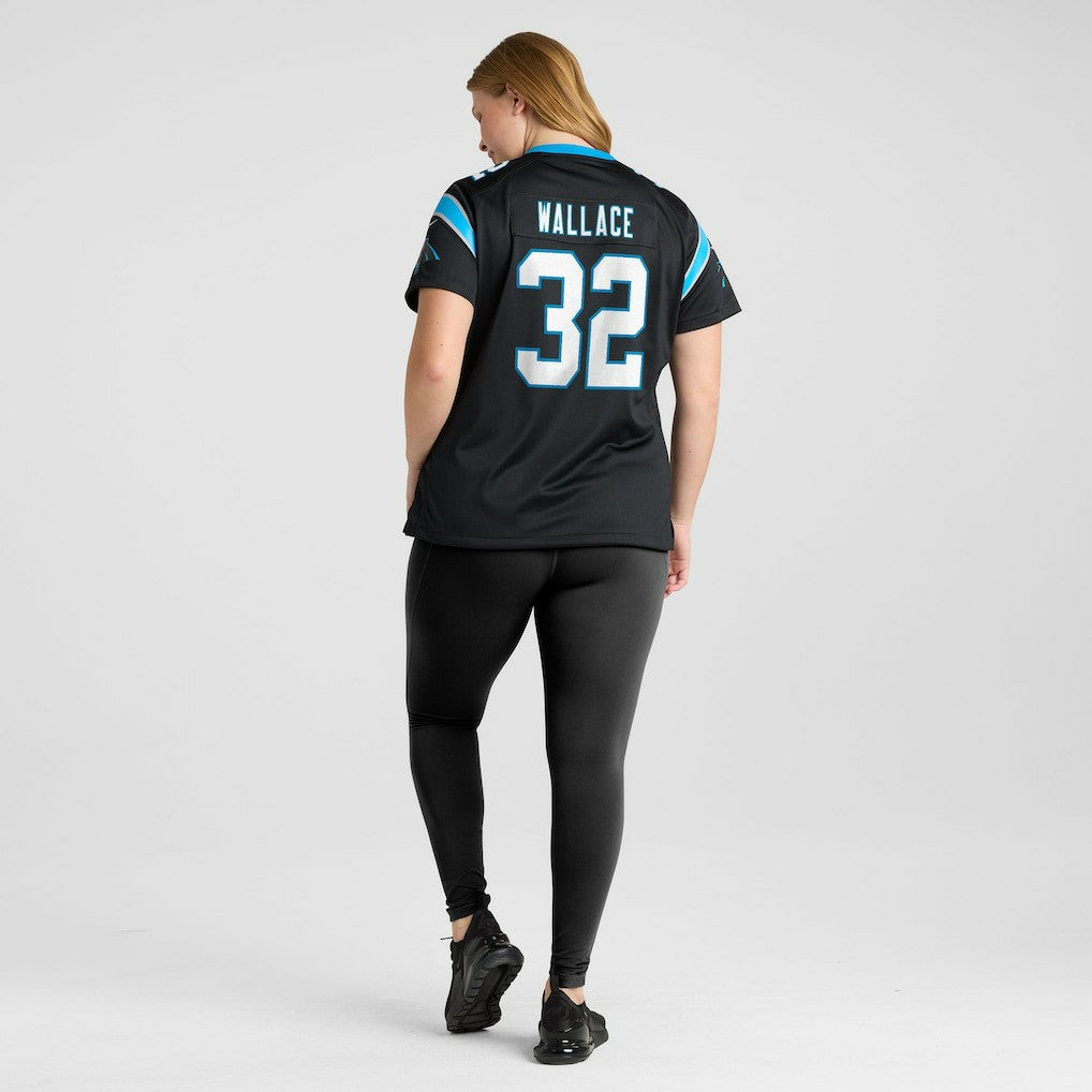 Trevin Wallace Carolina Panthers Women's Team Game Jersey - Black - Nike