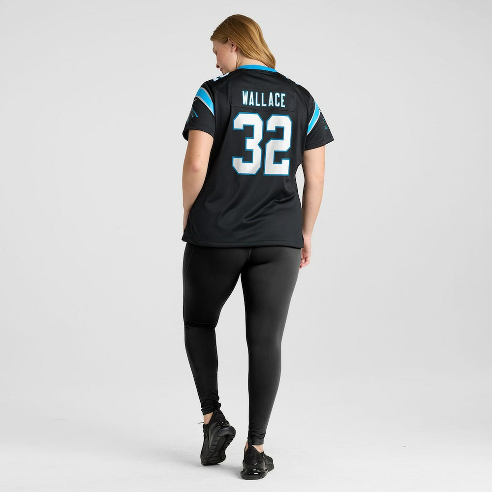 Trevin Wallace Carolina Panthers Women's Team Game Jersey - Black - Nike