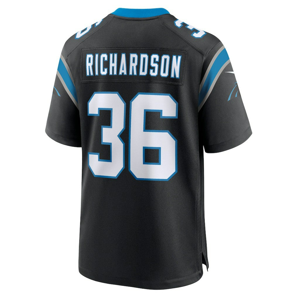 Demani Richardson Carolina Panthers Team Game Jersey - Black - Nike
