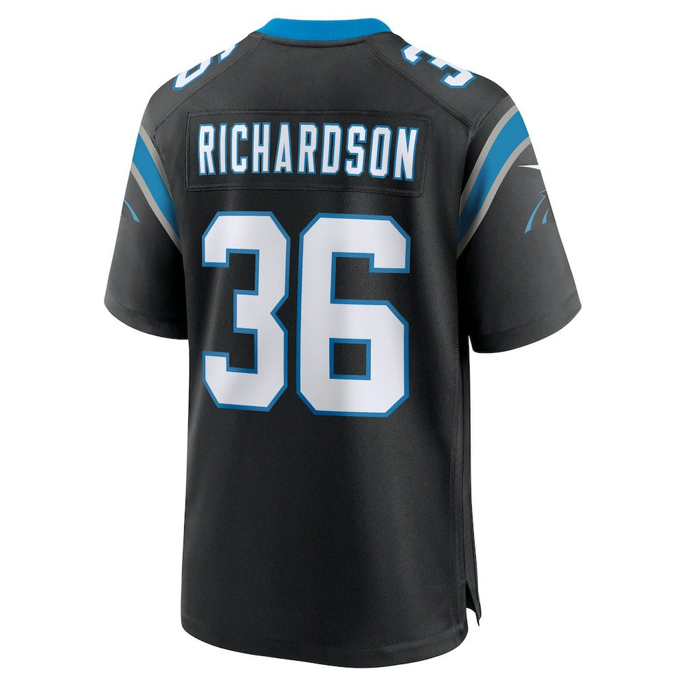 Demani Richardson Carolina Panthers Team Game Jersey - Black - Nike