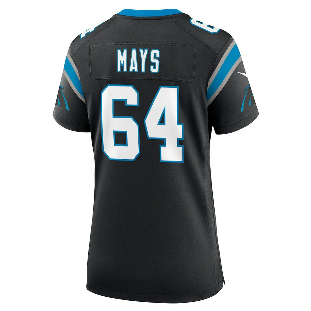 Cade Mays Carolina Panthers Women's Team Game Jersey - Black - Nike