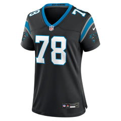 Popo Aumavae Carolina Panthers Women's Team Game Jersey - Black - Nike