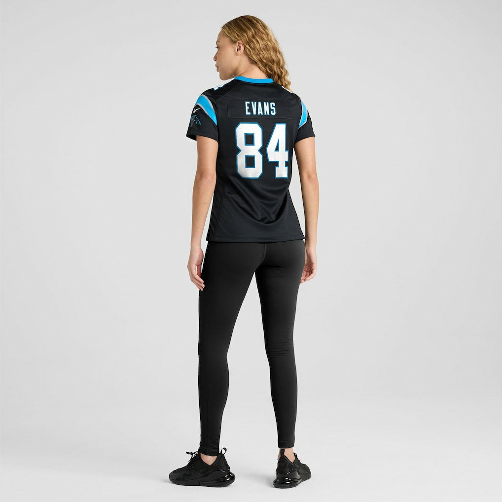 Mitchell Evans Carolina Panthers Women's Team Game Jersey - Black - Nike