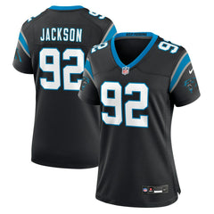 Cam Jackson Carolina Panthers Women's Team Game Jersey - Black - Nike