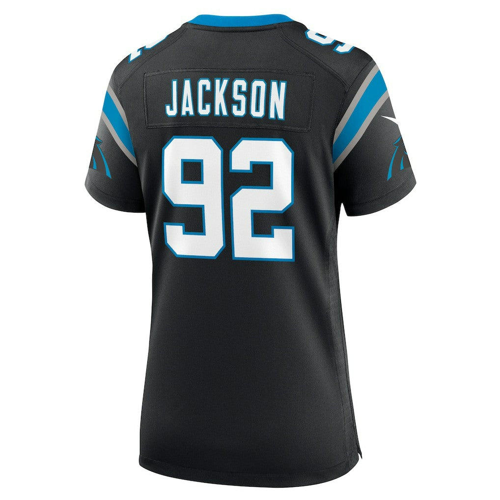 Cam Jackson Carolina Panthers Women's Team Game Jersey - Black - Nike