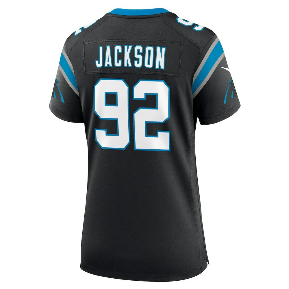 Cam Jackson Carolina Panthers Women's Team Game Jersey - Black - Nike