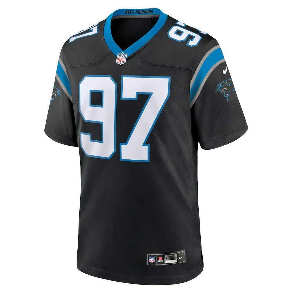 Bobby Brown III Carolina Panthers Team Game Jersey - Black - Nike