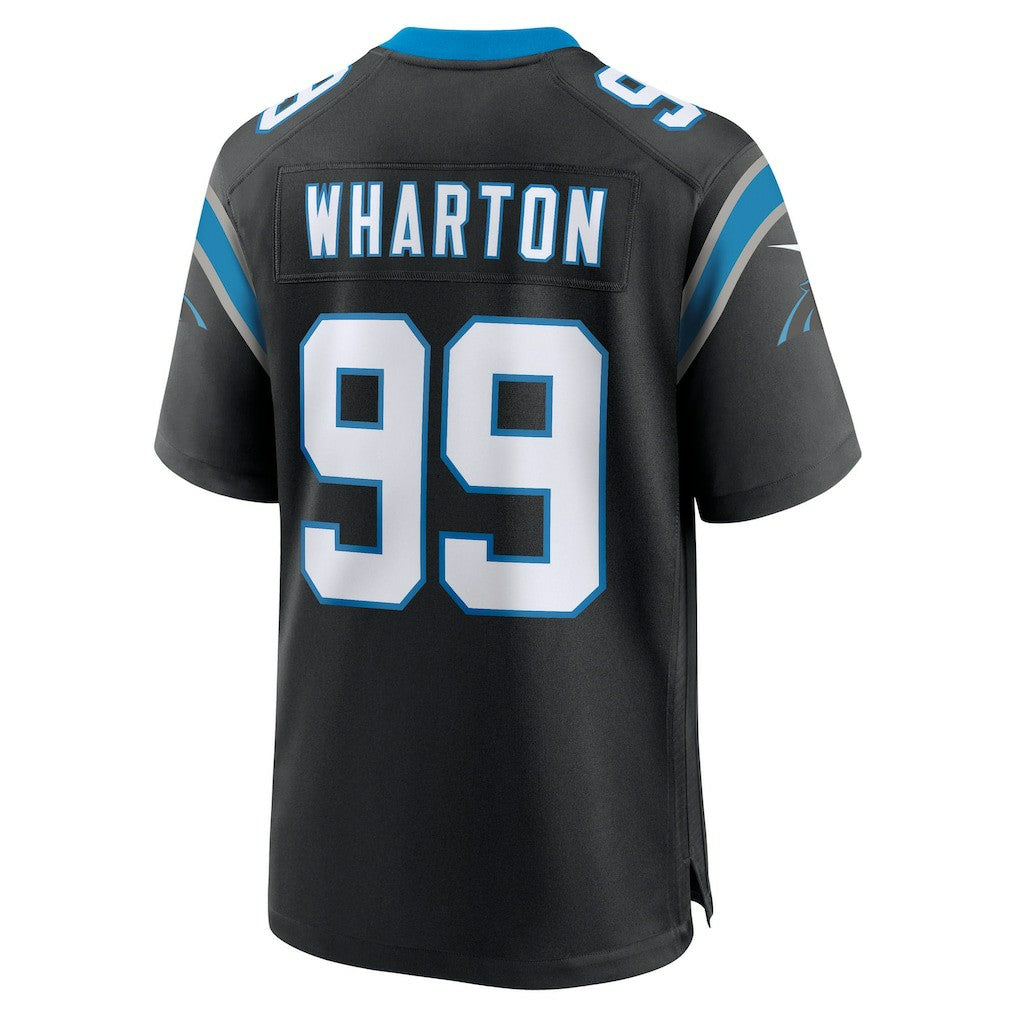 Tershawn Wharton Carolina Panthers Team Game Jersey - Black - Nike