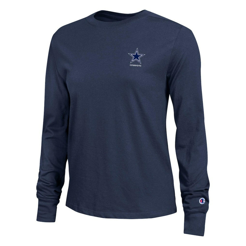 Dallas Cowboys Champion Women's Core Long-Sleeve T-Shirt - Navy - NFL