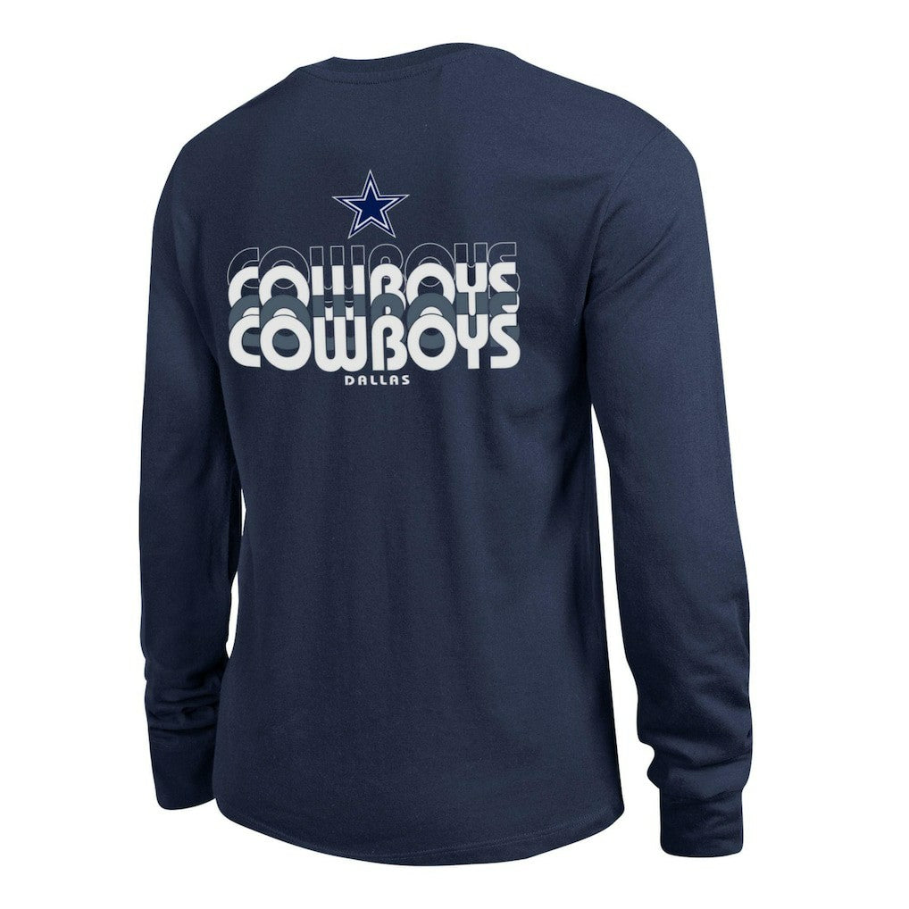 Dallas Cowboys Champion Women's Core Long-Sleeve T-Shirt - Navy - NFL