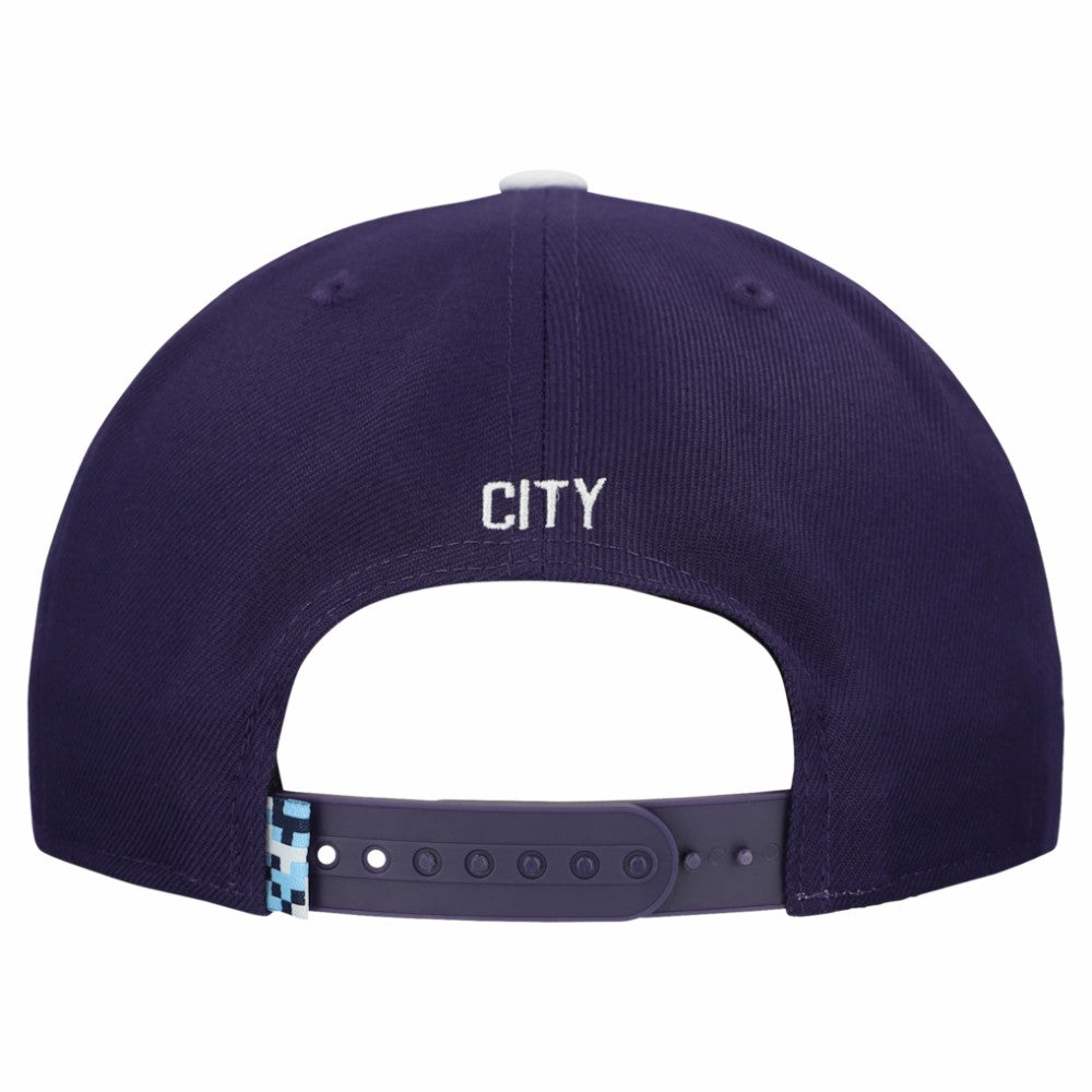 Manchester City Unisex Locale Snapback Hat Purple
