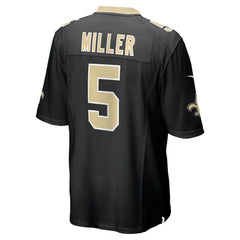 Kendre Miller New Orleans Saints Team Game Jersey - Black - Nike