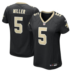 Kendre Miller New Orleans Saints Women's Team Game Jersey - Black - Nike