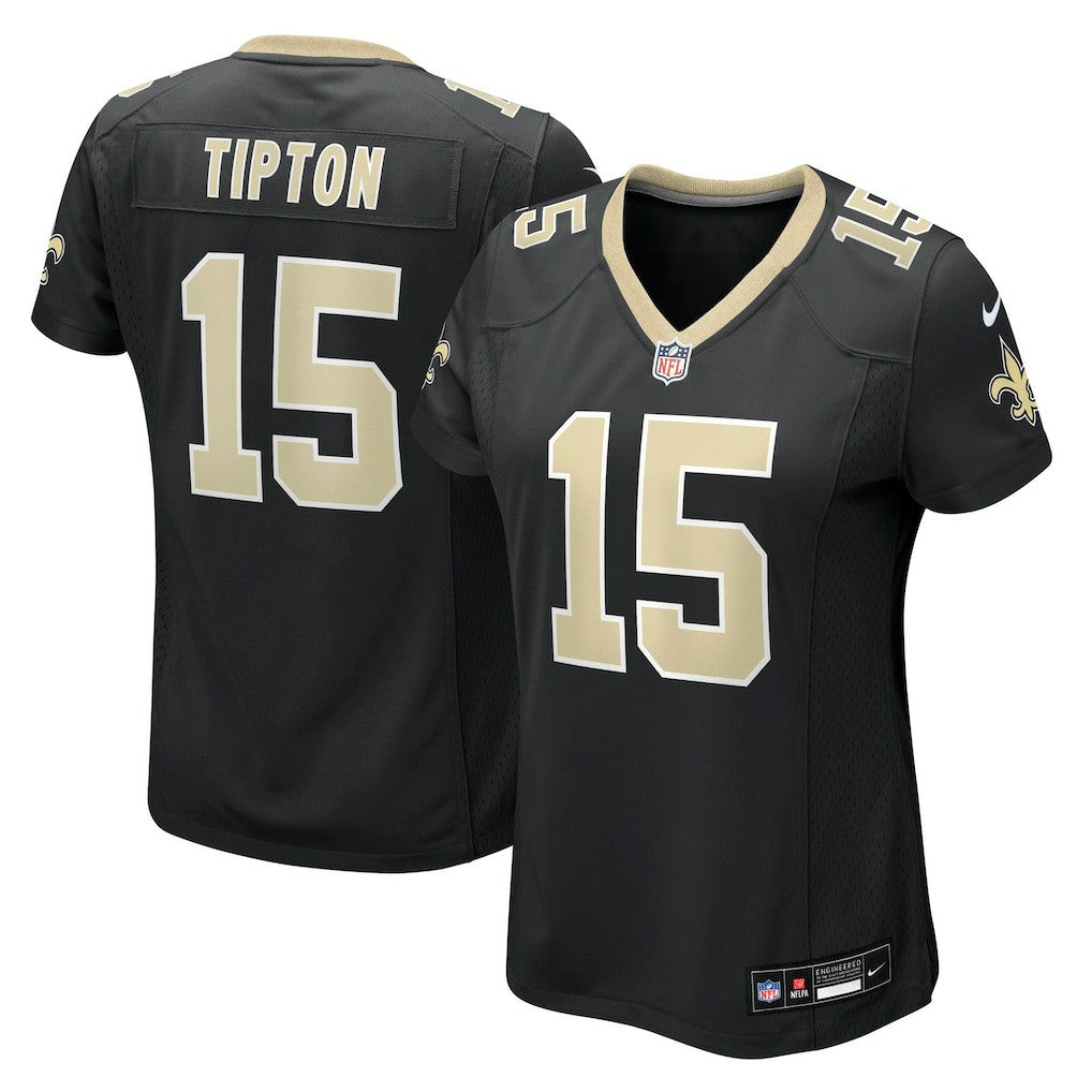 Mason Tipton New Orleans Saints Women's Team Game Jersey - Black - Nike