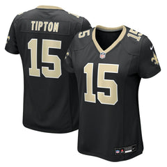 Mason Tipton New Orleans Saints Women's Team Game Jersey - Black - Nike
