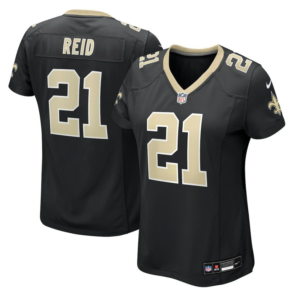 Justin Reid New Orleans Saints Women's Team Game Jersey - Black - Nike