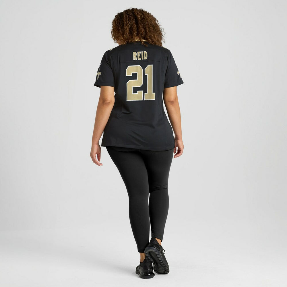 Justin Reid New Orleans Saints Women's Team Game Jersey - Black - Nike