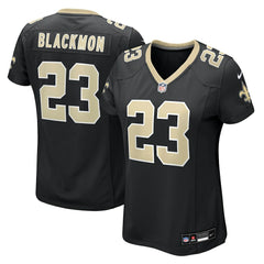 Julian Blackmon New Orleans Saints Women's Team Game Jersey - Black - Nike