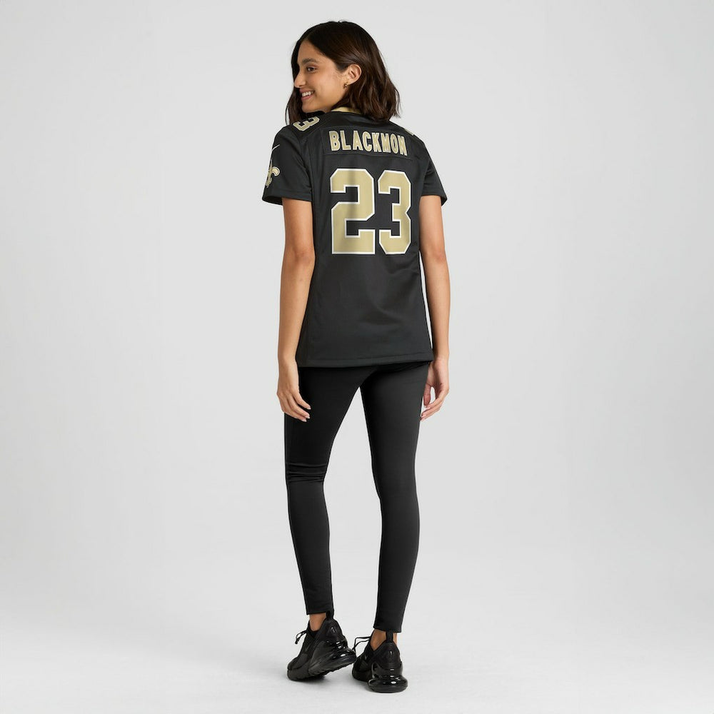 Julian Blackmon New Orleans Saints Women's Team Game Jersey - Black - Nike