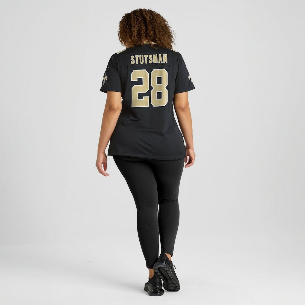 Danny Stutsman New Orleans Saints Women's Team Game Jersey - Black - Nike