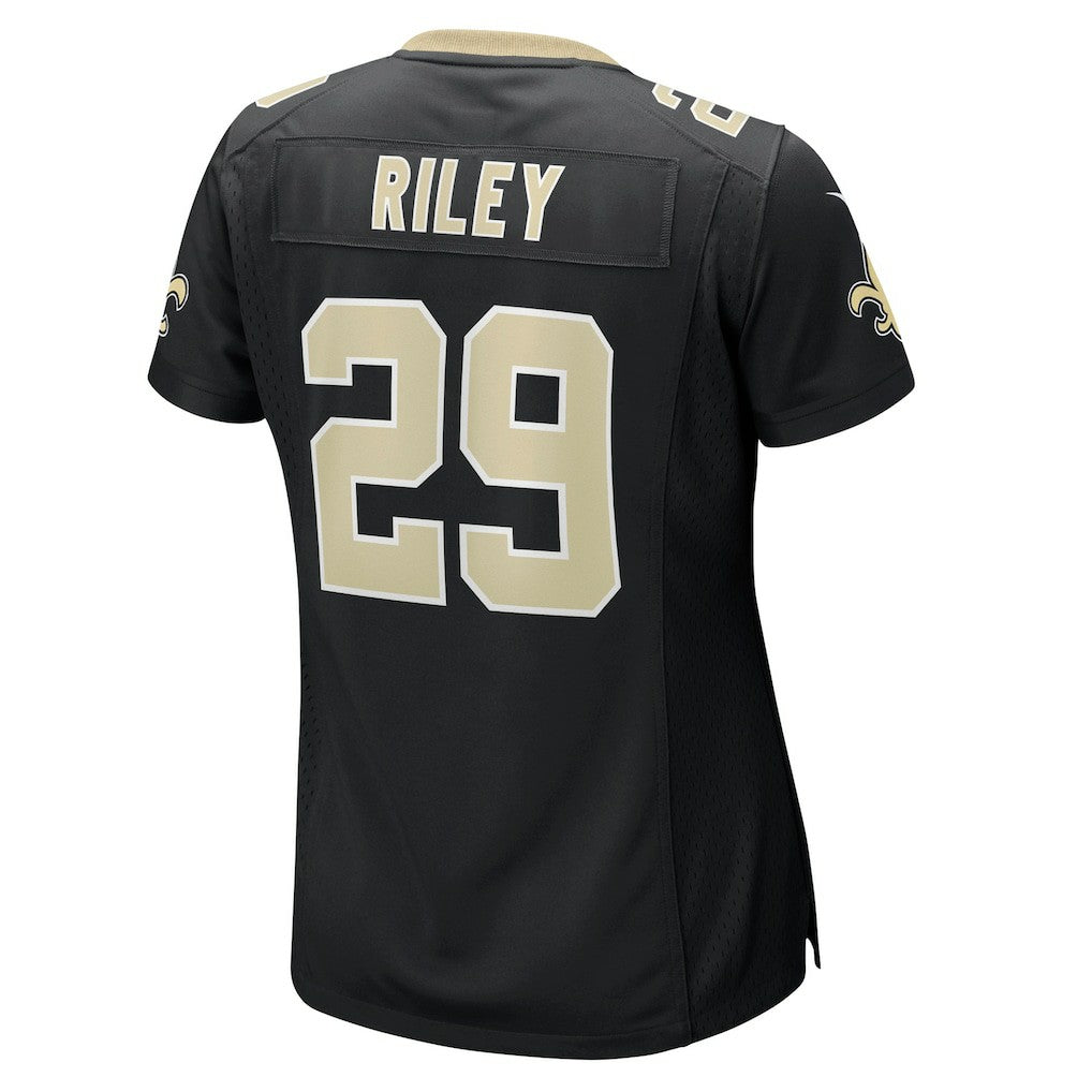Quincy Riley New Orleans Saints Women's Team Game Jersey - Black - Nike