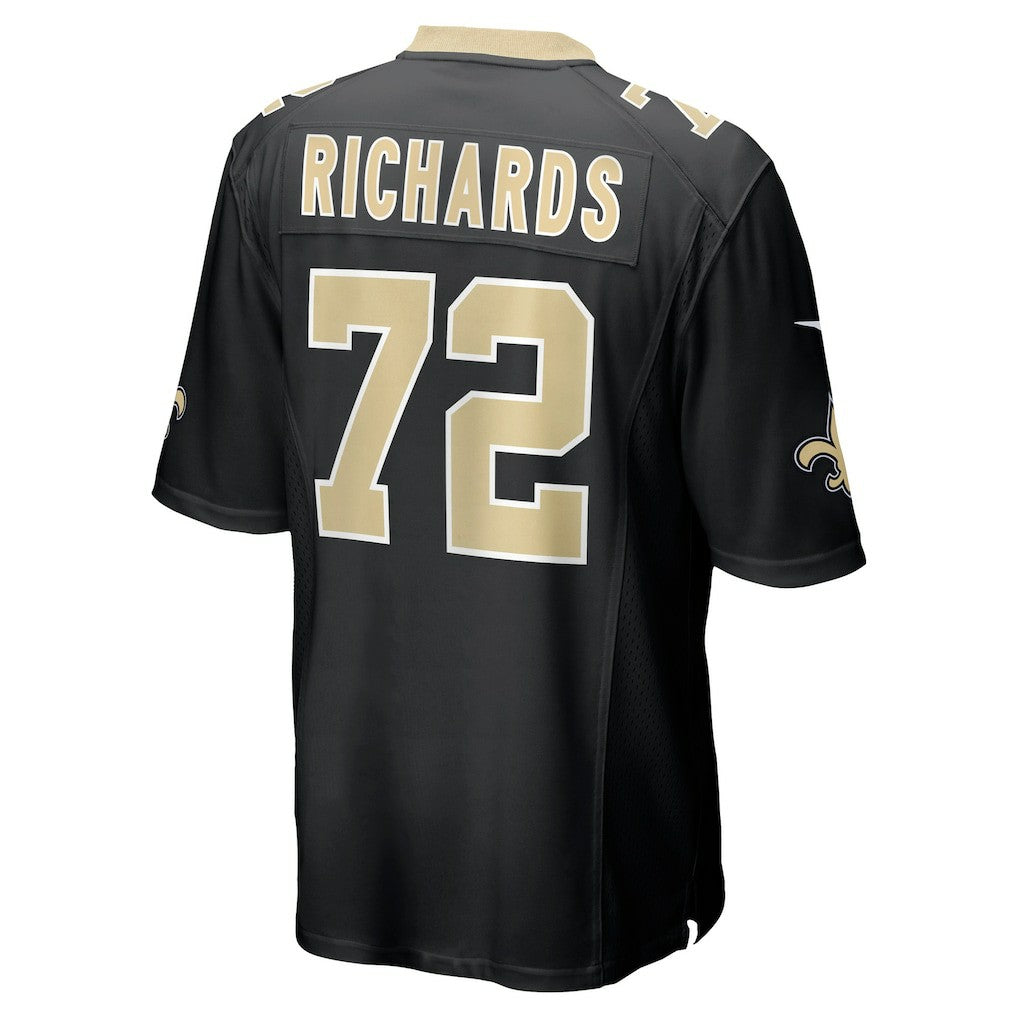 Asim Richards New Orleans Saints Team Game Jersey - Black - Nike