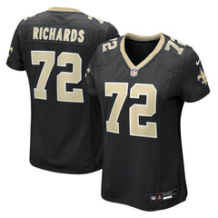 Asim Richards New Orleans Saints Women's Team Game Jersey - Black - Nike