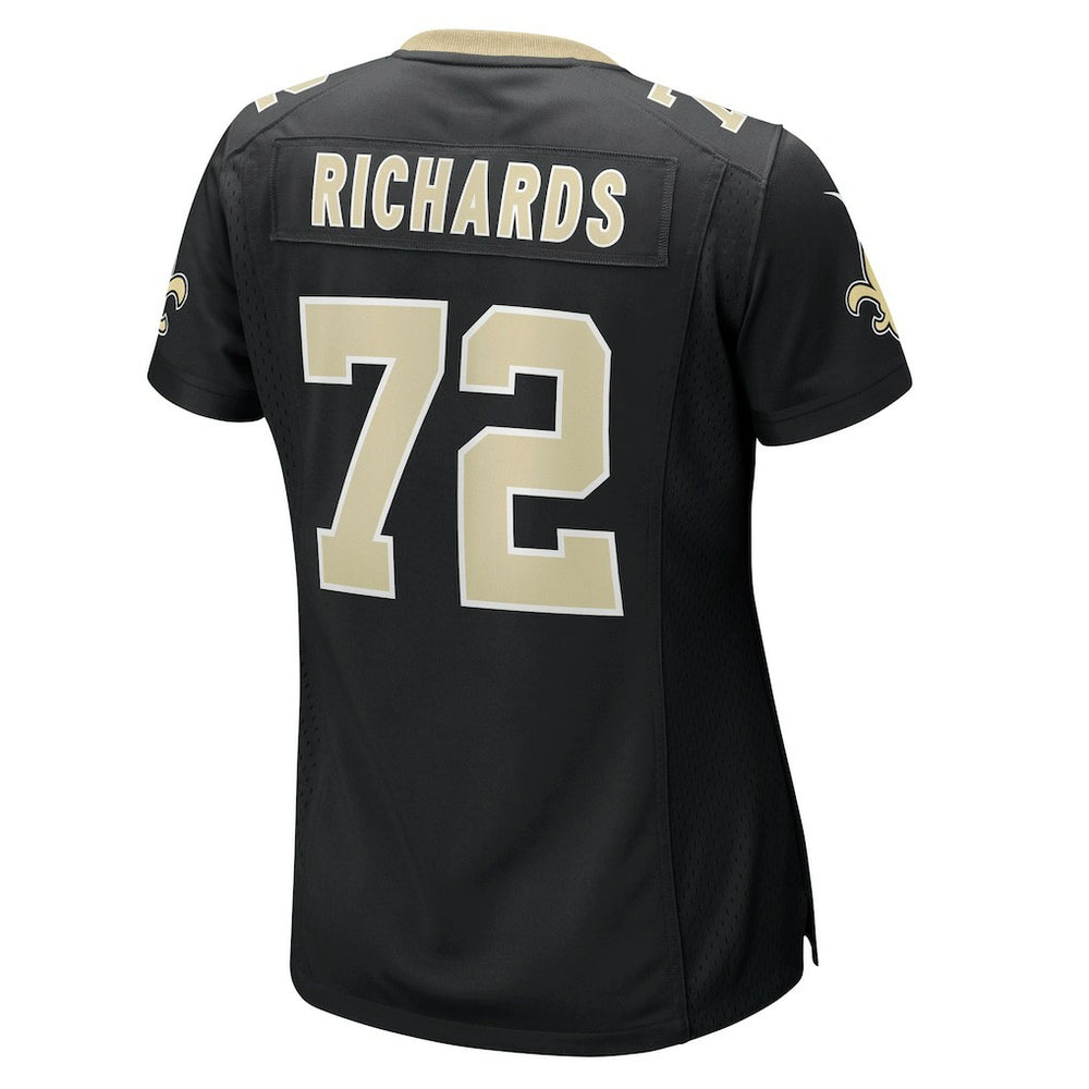 Asim Richards New Orleans Saints Women's Team Game Jersey - Black - Nike
