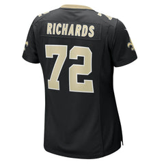 Asim Richards New Orleans Saints Women's Team Game Jersey - Black - Nike