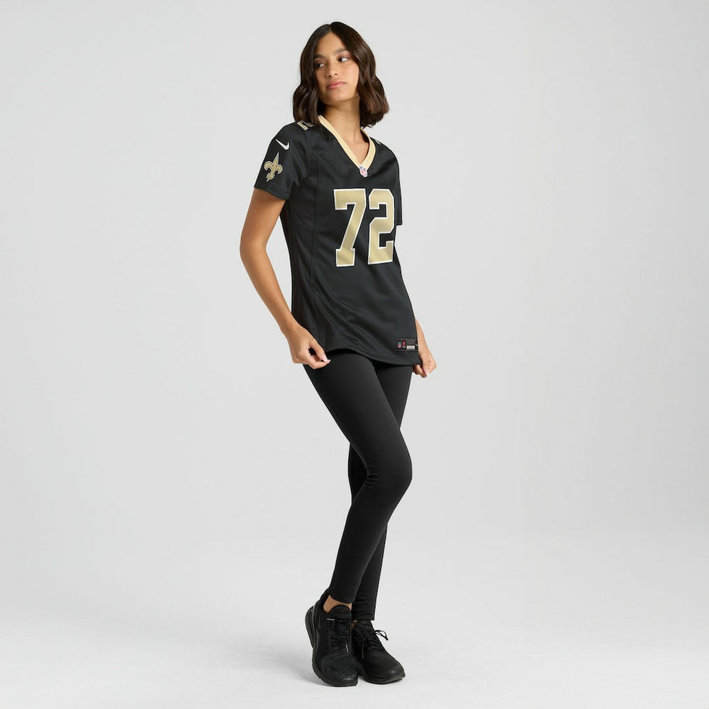 Asim Richards New Orleans Saints Women's Team Game Jersey - Black - Nike