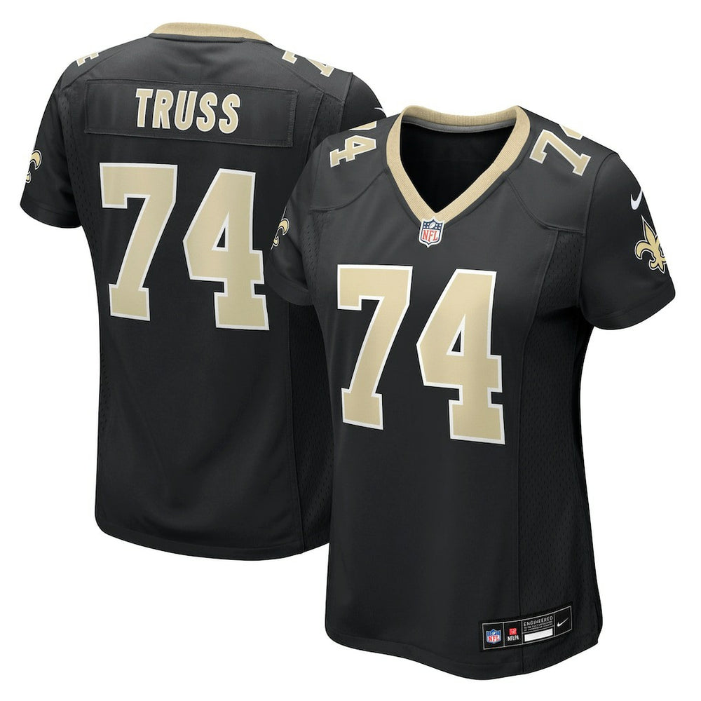 Xavier Truss New Orleans Saints Women's Team Game Jersey - Black - Nike