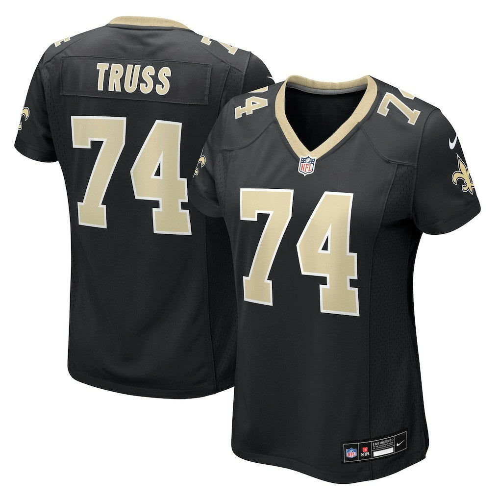 Xavier Truss New Orleans Saints Women's Team Game Jersey - Black - Nike