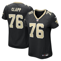 Will Clapp New Orleans Saints Women's Team Game Jersey - Black - Nike