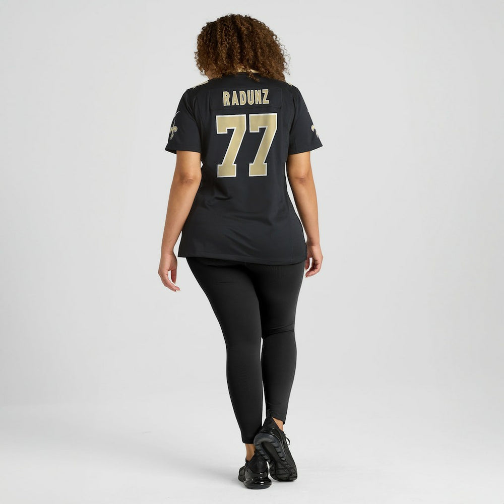Dillon Radunz New Orleans Saints Women's Team Game Jersey - Black - Nike