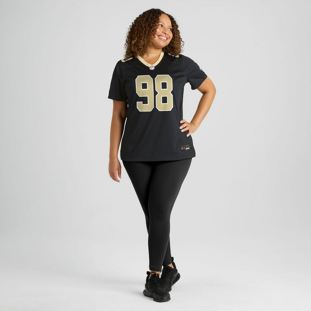 Jonathan Bullard New Orleans Saints Women's Team Game Jersey - Black - Nike
