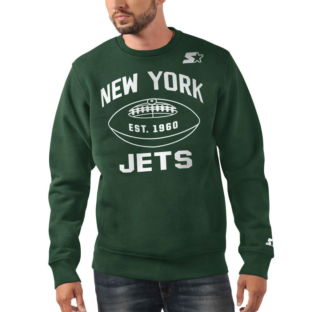 New York Jets Starter Classic Fleece Sweatshirt - Green - NFL